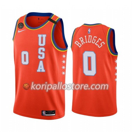 Charlotte Hornets Miles Bridges 0 Nike 2020 Rising Star Miesten Pelipaidat Swingman 